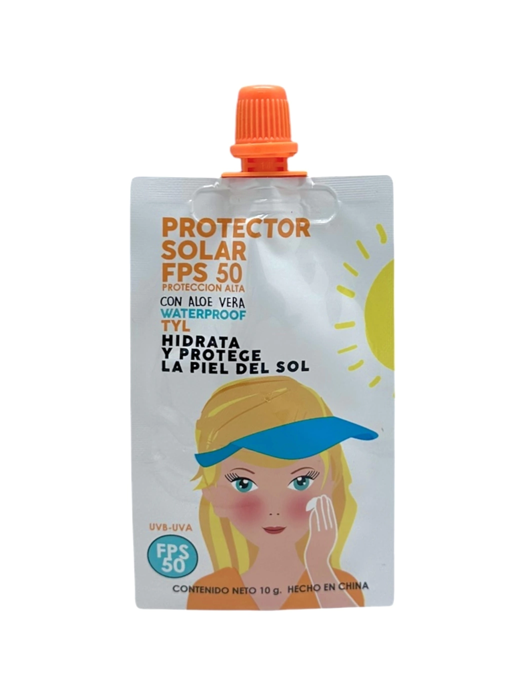Protector solar fps50 con aloe Vera TyL